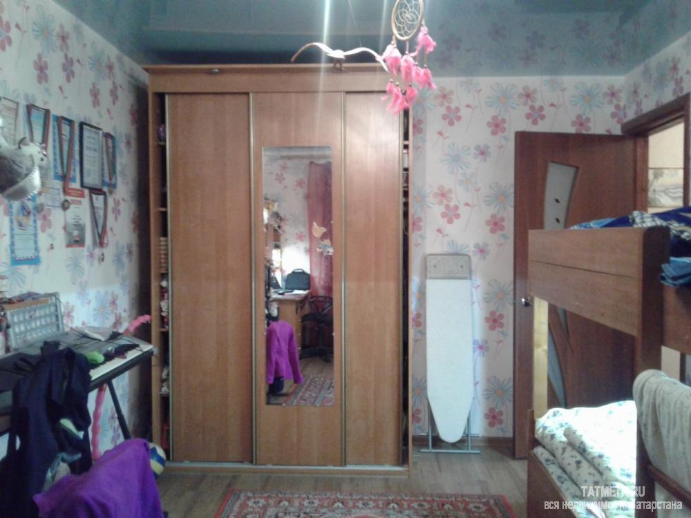 Замечательная квартира в г. Зеленодольск, мкр. Мирный. Квартира в отличном состоянии, с хорошим, качественным... - 10