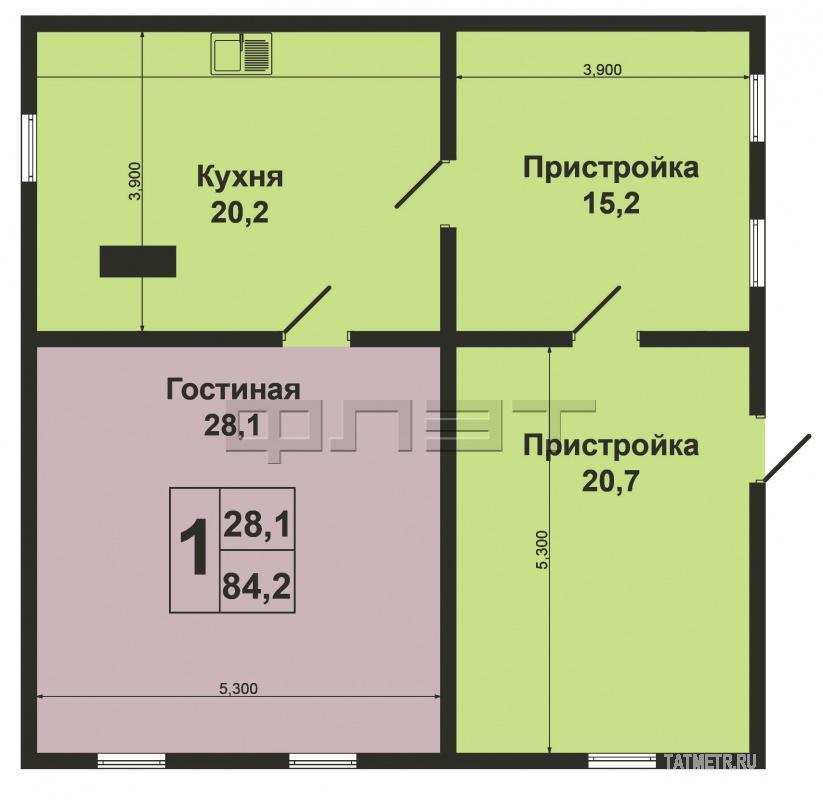 Продается в с.Кулаево дом 100 кв.м. на 21 соток земли, на участке есть баня, сарай, теплица. В доме все коммуникации,... - 8