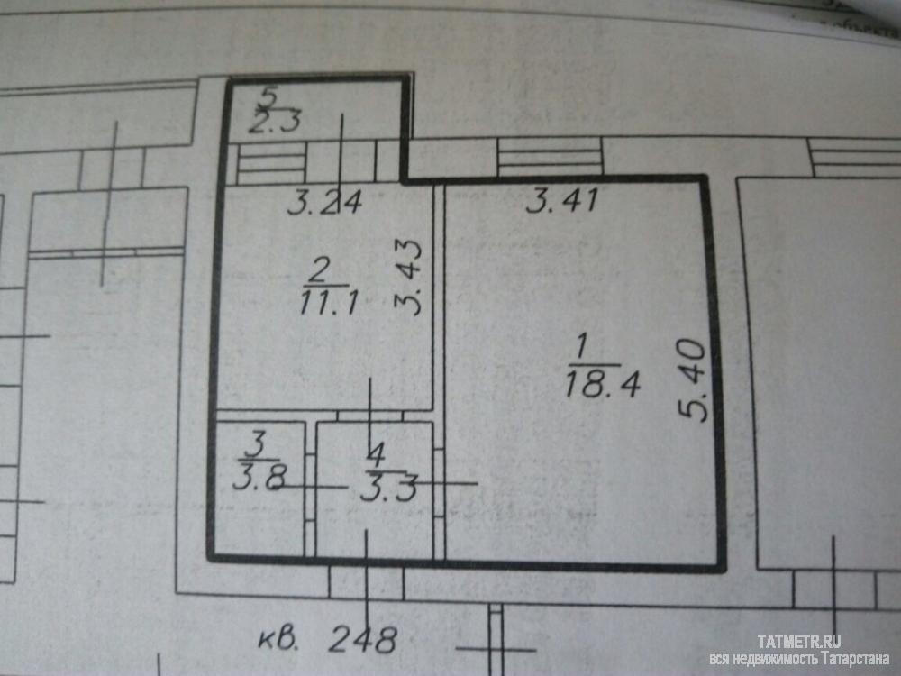 1 комнатная квартира, в доме 2012 года постройки. КВАРТИРА: - Кухня - 11,5 кв.м. - Комната - 18,5 кв.м. - Лоджия... - 7