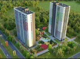 Жилой комплекс Палитра состоит из двух многоэтажных домов выстой 23...