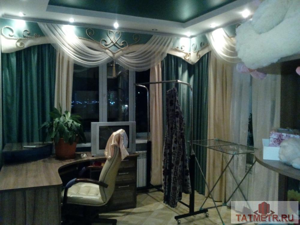 Шикарная квартира в г. Зеленодольск, в новом кирпичном доме с индивидуальным отоплением.  Комнаты большие,... - 5
