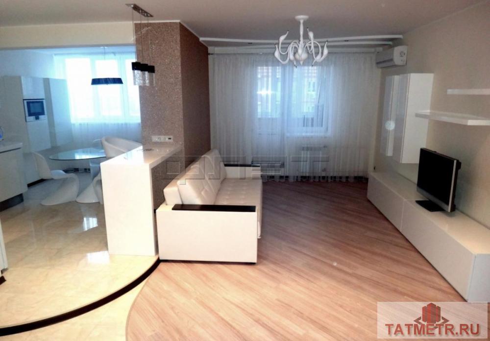 Сдается чистая, комфортная 4-комнатная квартира в новом доме, расположенном в экологически чистом районе Казани.... - 1