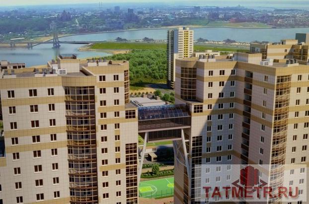 Продается просторная трехкомнатная квартира площадью 103.77 кв.м. в жилом комплексе 'Столичный' в Ново-Савиновском... - 2
