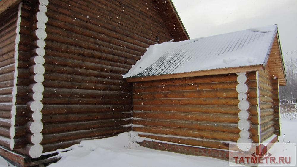 Продается недостроенный дом под крышей из сруба ( зимний лес, рубленое бревно ) 96 кв.м., с земельным участком 10 сот... - 1
