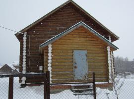 Продается недостроенный дом под крышей из сруба ( зимний лес,...