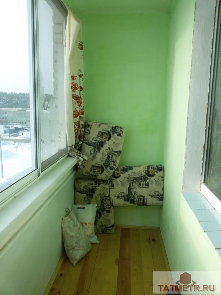 Замечательная однокомнатная квартира в г. Зеленодольск, с отличным ремонтом. В квартире имеется две застекленные... - 8