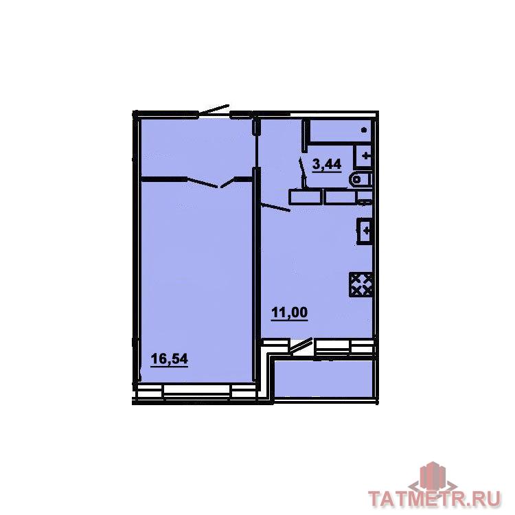 Срочно продам 1-комнатную квартиру в новом кирпичном доме. Квартира расположена на 5 этаже 9-ти этажного дома.... - 12