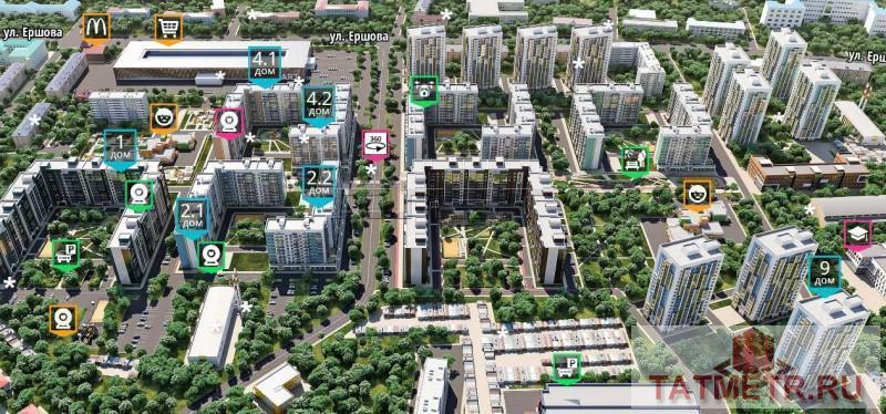 В Советском районе, в самом развивающемся жилищном комплексе  ЖК АРТ Сити, продается шикарная 3 комнатная квартира, в... - 6