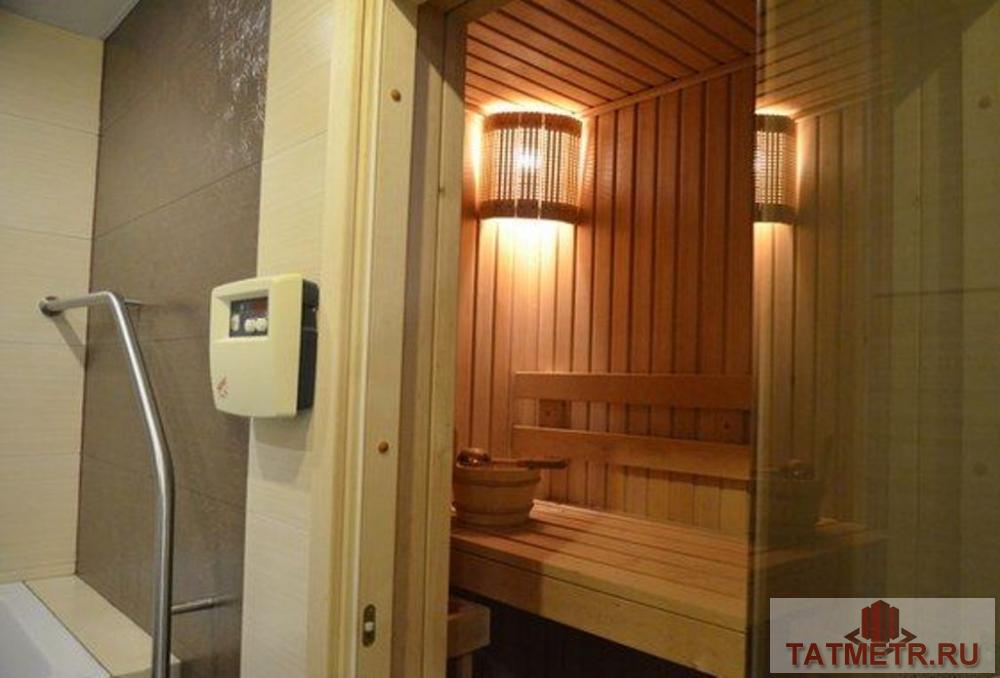 Элитная 4-х комнатная квартира в Вахитовском районе,  кухня гостиная, 3 спальни, 2 ванные комнаты, сауна, лоджия,... - 7