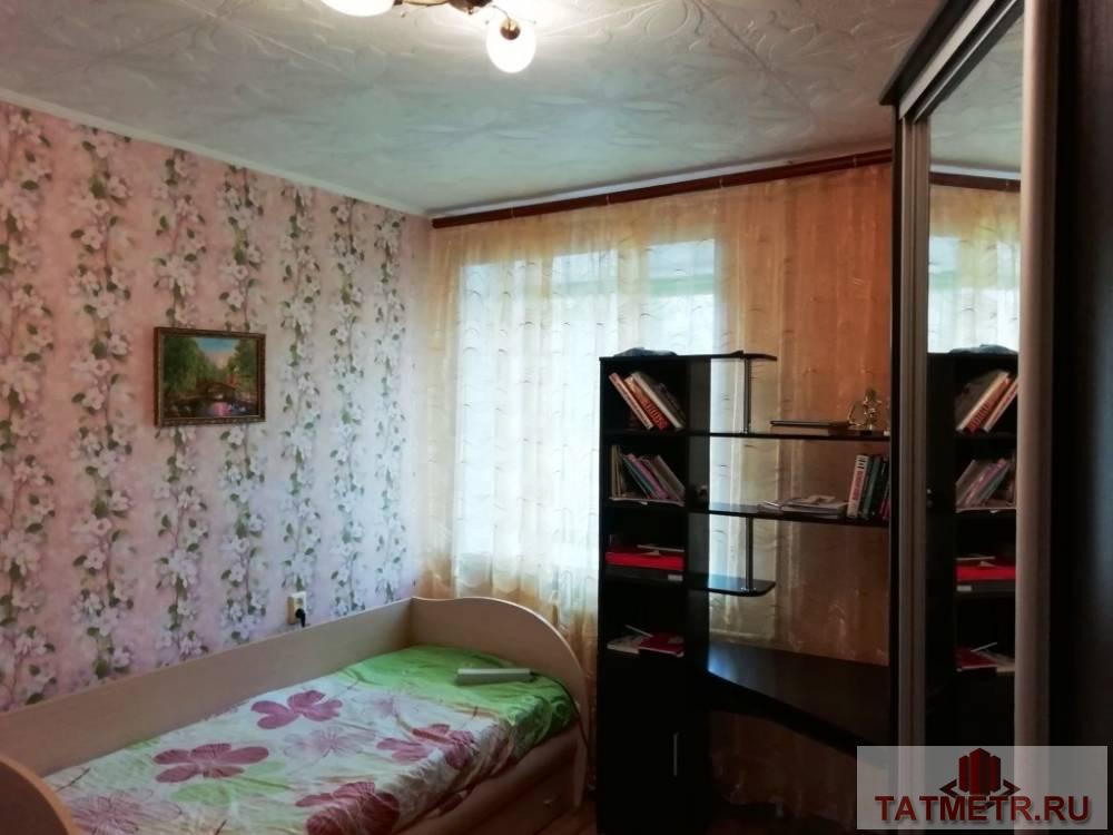 Продается отличная  четырехкомнатная квартира в центре мкр. Мирный в г. Зеленодольск. Квартира большая (с общей... - 4