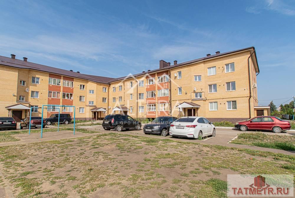 Продается уютная и светлая 2-комнатная квартира площадью 53,6 кв.м. в Лаишевском районе, с Столбище.  О КВАРТИРЕ: —... - 16