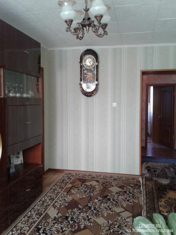 Замечательная квартира в г. Зеленодольск, мкр. Мирный. Квартира в отличном состоянии. Окна выходят на две стороны... - 7