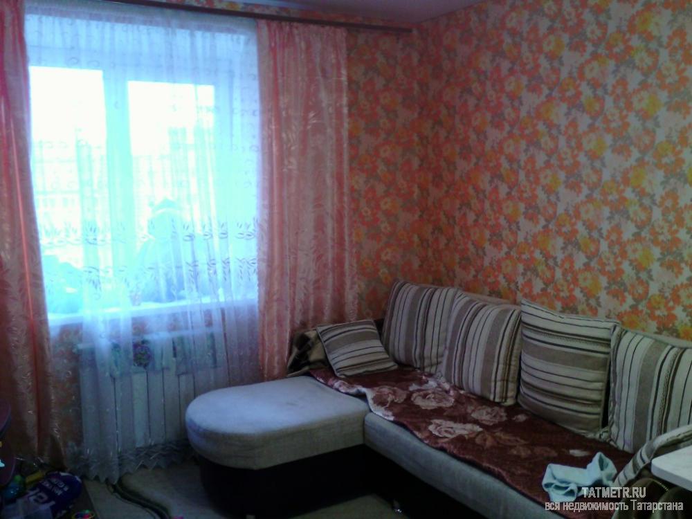 Отличная, просторная, светлая квартира в г. Зеленодольск, мкр. Мирный, с индивидуальным отоплением. Комнаты... - 1