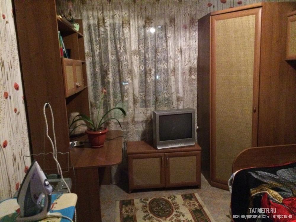 Сдаётся отличная комната в двухкомнатной квартире в г. Зеленодольск. В комнате: кровать, шкаф, стол, стул, стиральная...