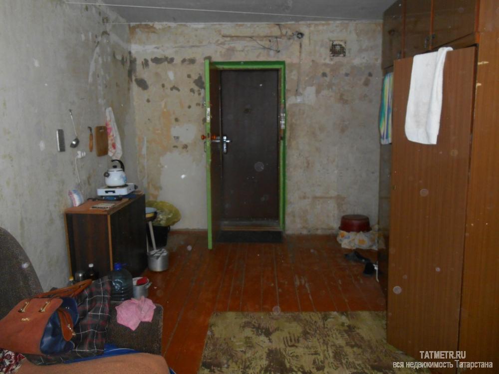 Отличная комната в общежитии в г. Зеленодольск. Комната просторная, большая, теплая. Окно пластиковое. Новая входная...
