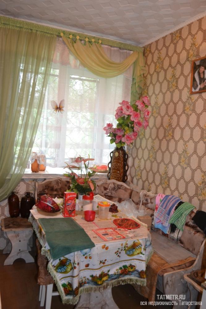 Отличная квартира в городе Зеленодольск. Комнаты раздельные, просторные, теплые. В квартире установлены пластиковые... - 4