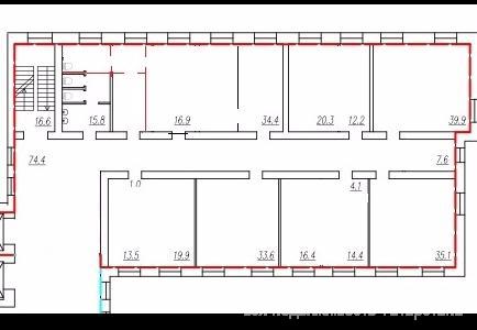 Офис в аренду на 3 этаже административного здания, с лифтом, охраной, свободной парковкой вдоль улицы. Коммунальные... - 3