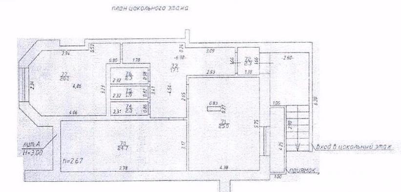 Сдается нежилое помещение ЖК XXI век общей площадью 225,2 кв.м. в цокольном этаже жилого дома за 25 000 рублей.... - 5