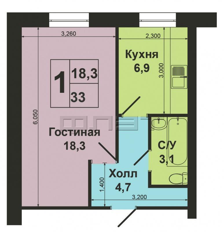 Продается  просторная  1-комнатная квартира в Вахитовском районе в кирпичном доме по улице Назарбаева, д. 60. В... - 8