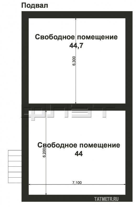 Продается основательный дом из силикатного кирпича на 7 сотках на стыке микрорайонов Салмачи, Восточный, Алтан на... - 20