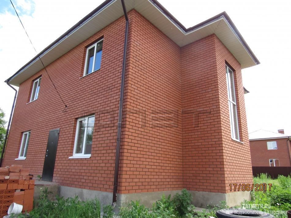 Лаишевский район, село Песчаные Ковали, Школьный переулок. Продается новый, добротный двухэтажный дом, выполненный по... - 1