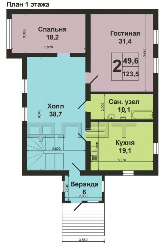 В Советском районе города Казани, в пос. Большие Клыки, ул. Геологов продается двухэтажный кирпичный дом общей... - 18