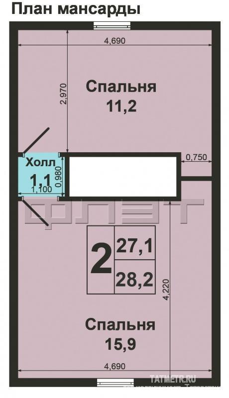 Внимание!!! В Советском районе п.Константиновка продается великолепный, ухоженный дом! Два этажа 90м2,с дизайнерским... - 21