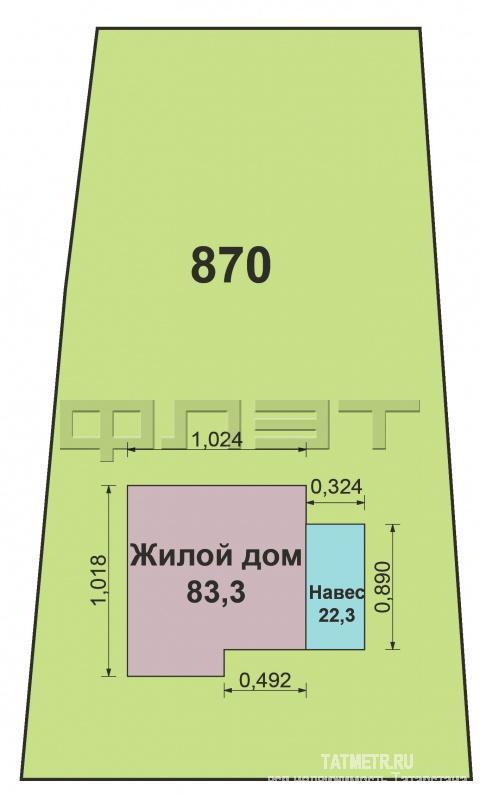 Вашему Вниманию предлагается просторный 2-х этажный загородный коттедж общей площадью 146.9 кв.м. с земельным... - 3