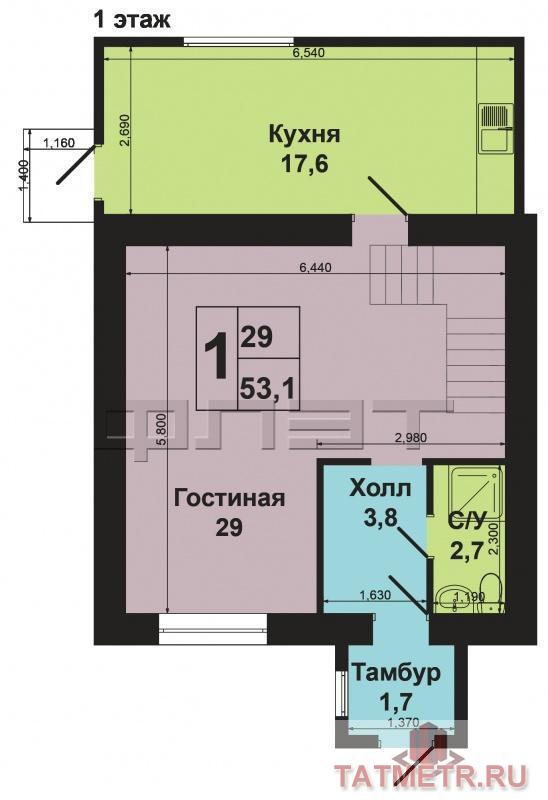 Продается замечательный дом в Приволжском районе, в поселке Победилово, в 20 минутах от центра города, в окружении... - 40
