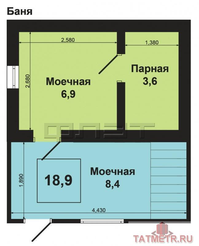 Продается замечательный дом в Приволжском районе, в поселке Победилово, в 20 минутах от центра города, в окружении... - 42