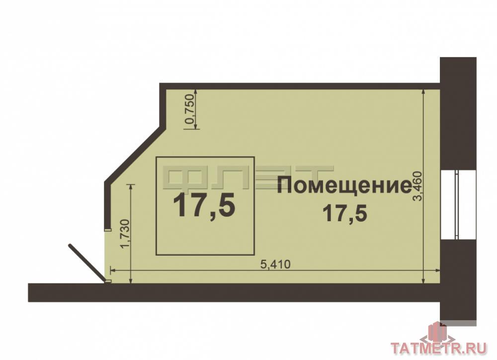 Сдаются офисное помещение общей площадью 17,5 кв м в центре города, в оживлённом месте Вахитовского района в отдельно... - 1