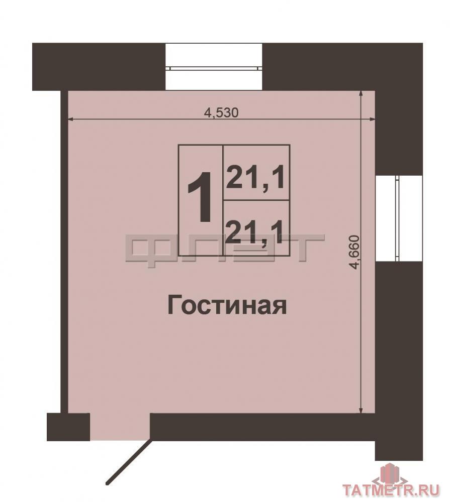 Советский район, ул. Правды, д. 22 Продается просторная комната 21.1 кв.м. в 3х комнатной квартире, в кирпичном  доме... - 3