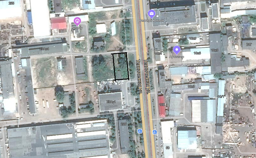 Продается земельный участок на 1 линии Большого Казанского кольца по ул. Технической. Назначение промышленное....