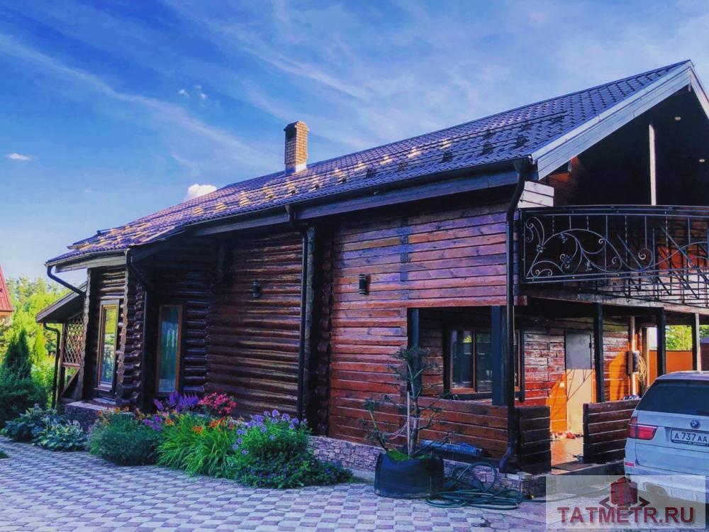 Продаю двухэтажный дом из качественного оцилиндрованного бревна в Высокогорском Семиозерском сельском поселение,СНТ...