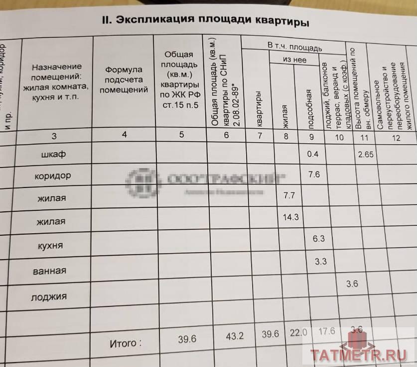 Продается замечательная 2-комнатная квартира по адресу: ул. Голубятникова, дом 26! В квартире выполнен качественный... - 14