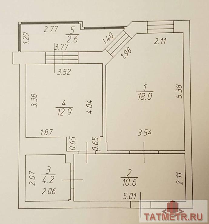 Продается 1-комн. квартира, площадью 49 м2 в 4 мин. транспортом от м.Проспект Победы, район города - Приволжский.... - 1