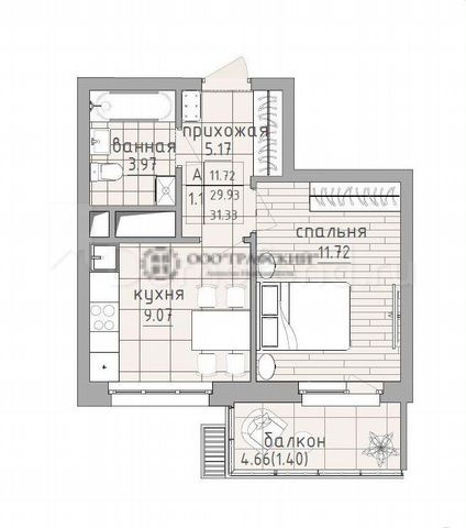 Продается уютная квартира с удобной планировкой на 5 этаже 17-ти этажного дома в ЖК «SREDA of LIFE»   Расположена в... - 2