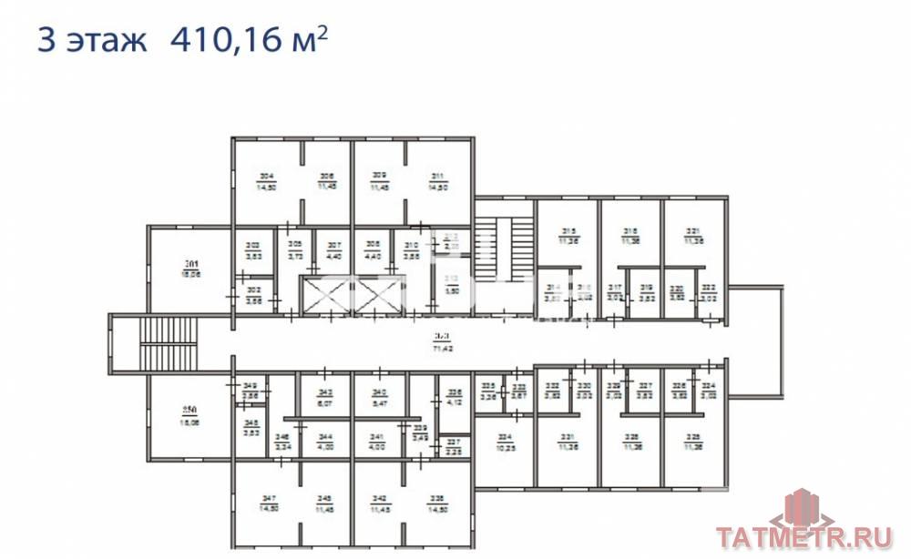 Продается в центре Казани Вахитовский район, ул. Бутлерова, д.25  Новое семиэтажное здание гостиничного комплекса в... - 8