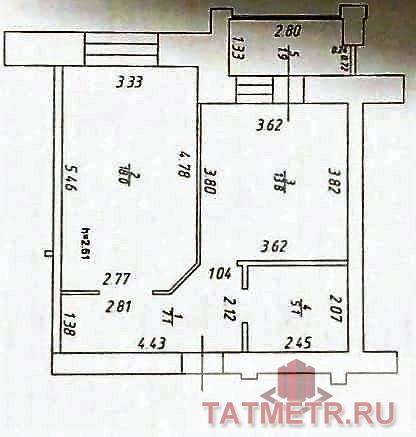 Предлагаю вашему вниманию 1-ком квартиру, расположенную в Советском районе г. Казани по адресу: ул. Салиха Батыева... - 9