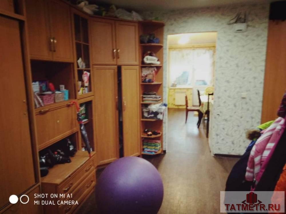 Продается отличная квартира с индивидуальном отоплением в центре г.Зеленодольск. Квартира просторная, светлая, с... - 3