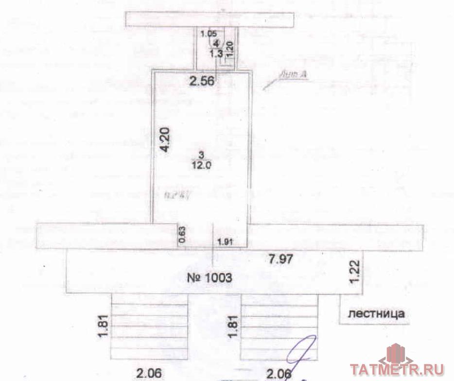 Сдается помещение 13.3 м² по адресу ул. Ибрагимова, д. 39. — первая линия; — отличное расположение: высокий... - 11