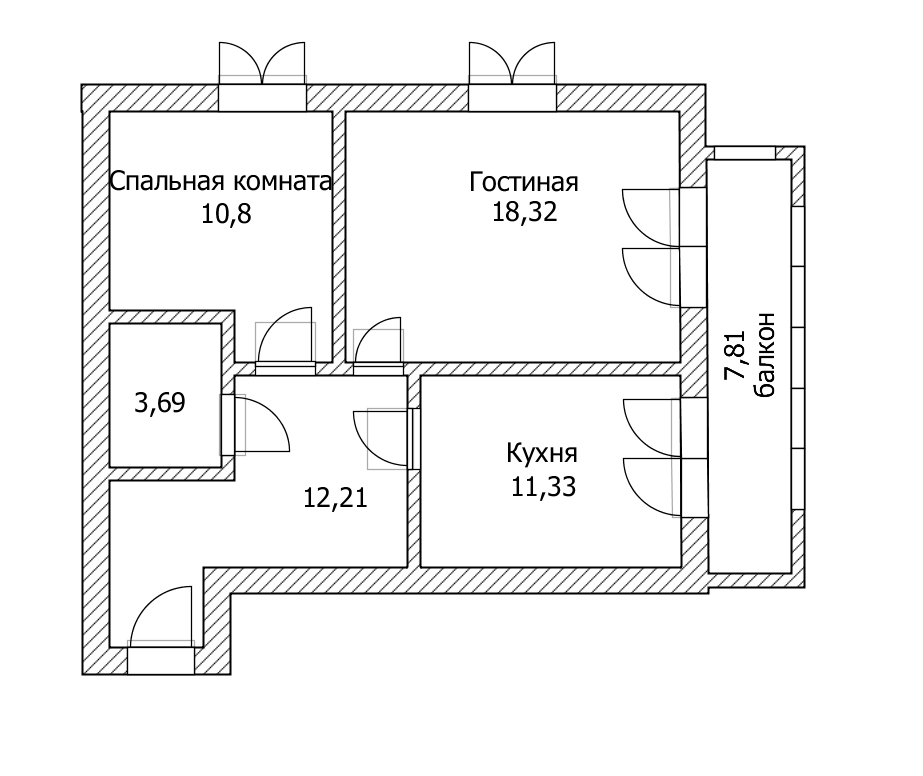 Продам 2 комнатную квартиру в ЖК «Яратам» на ул. Бухарская О КВАРТИРЕ:  • Отличная планировка, общая площадь 58.69... - 1