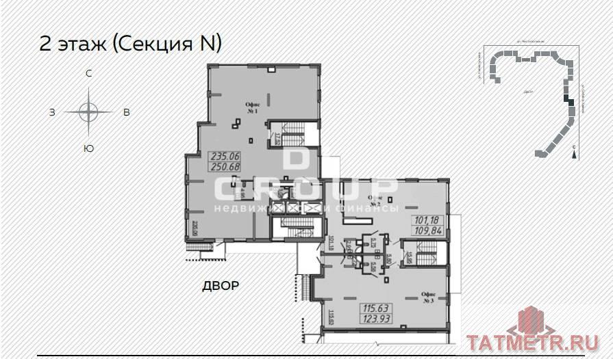 В жилом комплексе «Столичный» по ул. Чистопольской в 10 минутах от центра г.Казани, продается помещение свободного... - 3