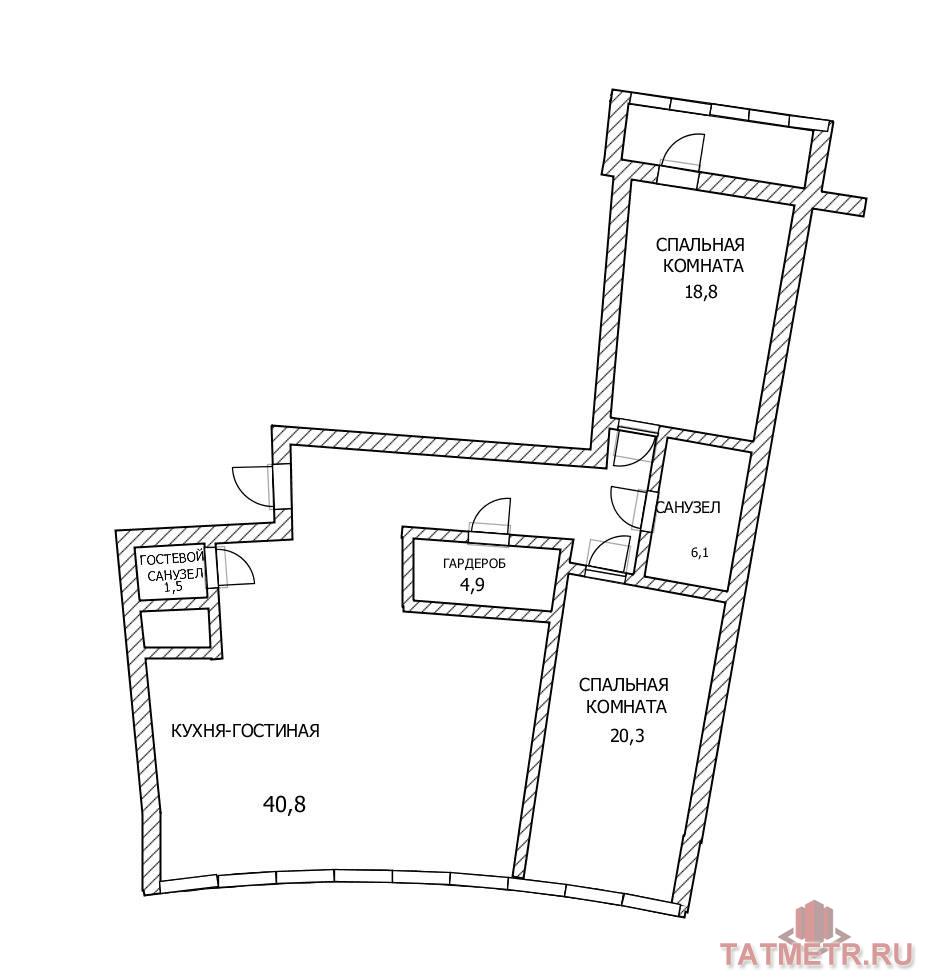 Продам 3-комнатную квартиру в ЖК «Магеллан» (дом Австралия) О КВАРТИРЕ:  • Общая площадь – 117,7 кв.м. (с учетом... - 25