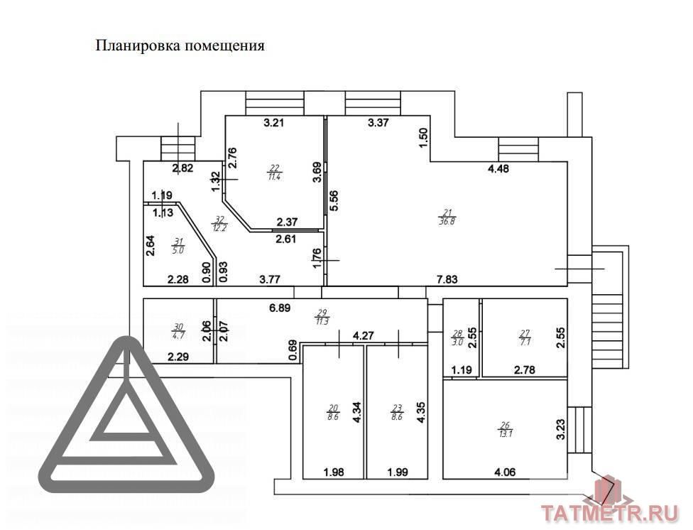 Продается готовый арендный бизнес. Низкий первый этаж 121 кв.м. по адресу Губкина 30А. В помещении много окон.... - 5