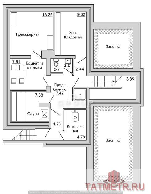 Продам трехэтажный коттедж в поселке бизнес-класса Примавера. — площадь 261,7 кв.м., земельный участок 8 соток, все в... - 4