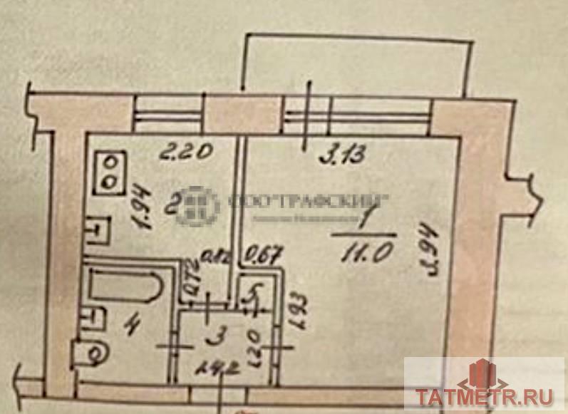 Продается уютная квартира на 3 этаже в кирпичном доме по адресу: ул. Айдарова, дом 20.  Общая площадь 21 кв.м,... - 8