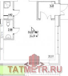 Продается помещения свободного назначения в ЖК Царево общ пл.35.29 кв м Торцевое.1 линия . 1 этаж с отличным... - 2