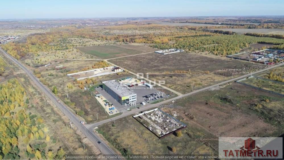 Продается земельный участок в производственно-логистическом парке «Вертелевка» в 1 км от развязки «Мамадышский тракт...