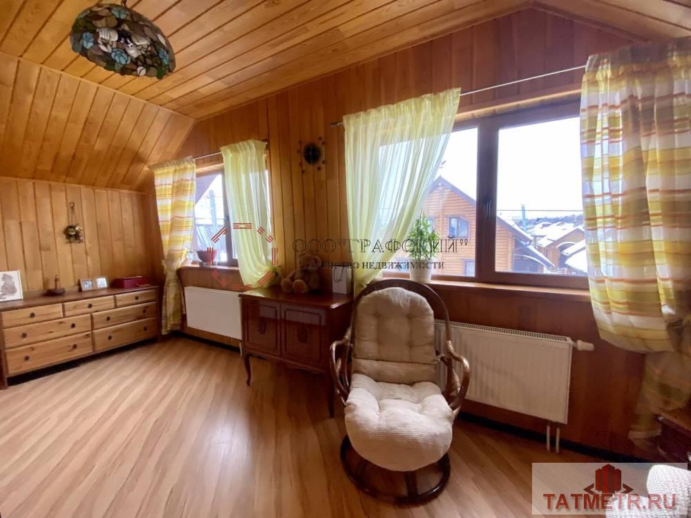 Продается шикарный дом — мечта в Лаишевском районе РТ, Зимняя горка. 2 — этажный дом из бруса выполнен полностью из... - 25